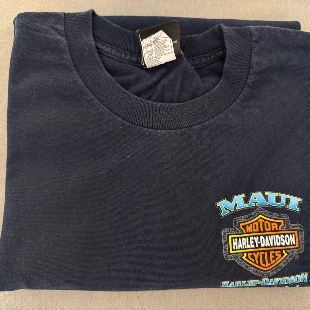 Harley-Davidson Navy Blue Maui Tee - Picture 3 of 3